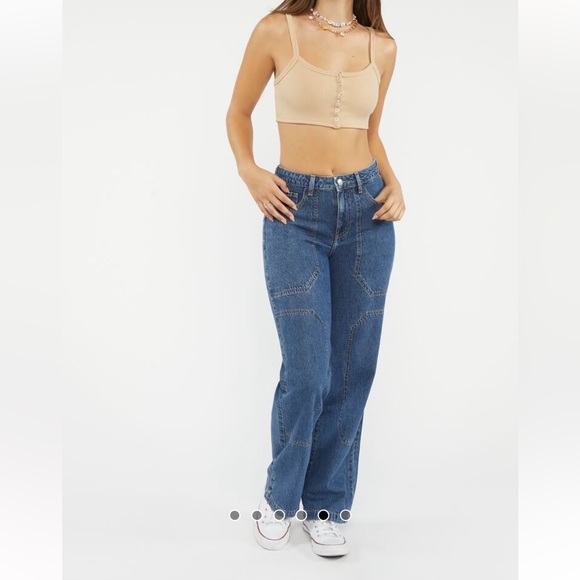 straight leg cargo jeans - Picture 6 of 10